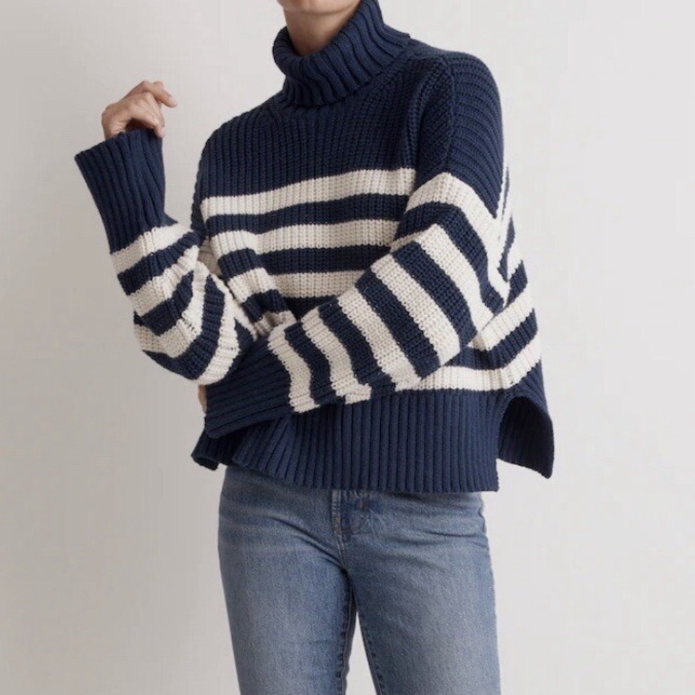 Madewell Wide Rib Turtleneck Sweater